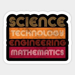 STEM sign Sticker